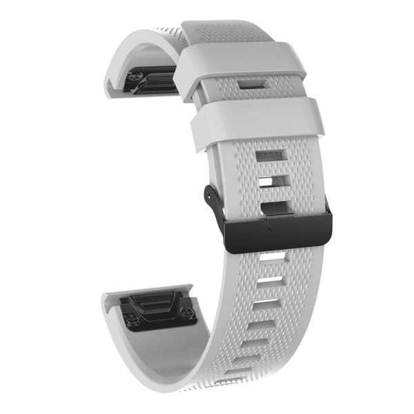 Garmin Fenix 5S silikoninen kellonauha - Harmaa
