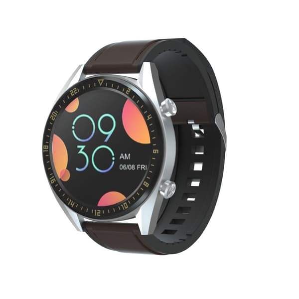 Huawei Watch GT ægte læder silikone Urrem - Kaffe