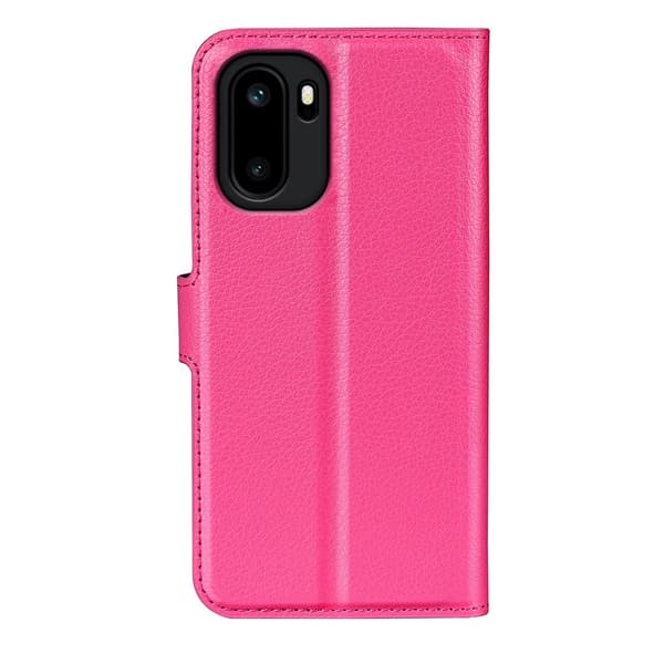 Klassisk OnePlus Ace 6 flip etui - Rose