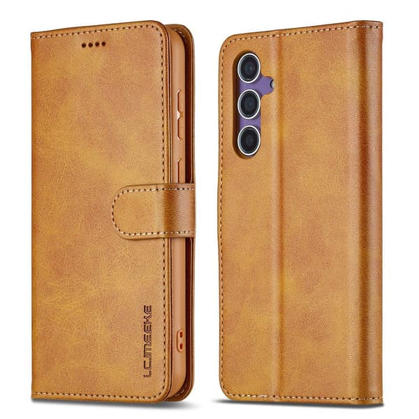 LC.IMEEKE Samsung Galaxy S26 Pro flip case - Keltainen