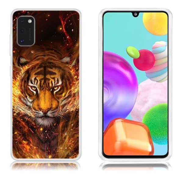 Deco Samsung Galaxy A41 Etui - Tiger