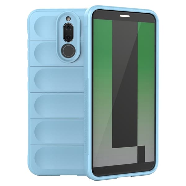 Blødt grebsformet cover til Huawei Mate 10 Pro - Blå