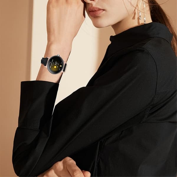 Google Pixel Watch Urrem i ægte læder - Sort