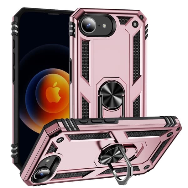 Bofink Combat iPhone 16e deksel - Rose Gull