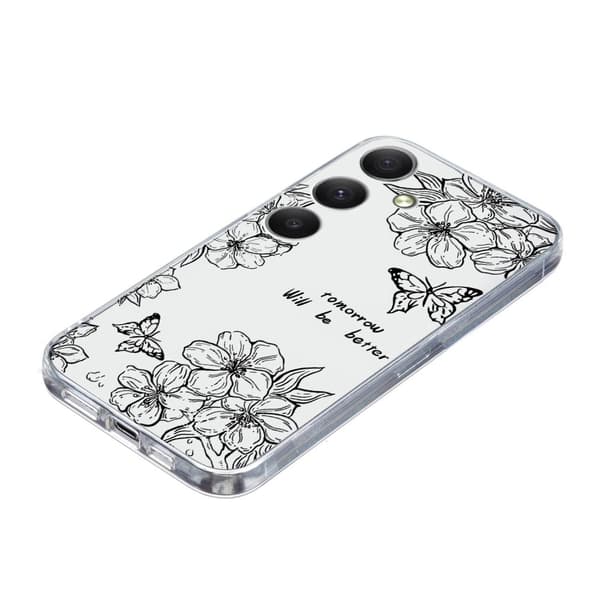 Vibe Samsung Galaxy A55 cover - Sommerfugleblomst