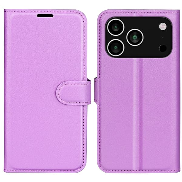 Classic iPhone 17 Pro Max flip etui - Lilla