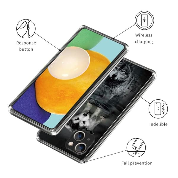 Deco iPhone 15 cover - Hund Og Ulv