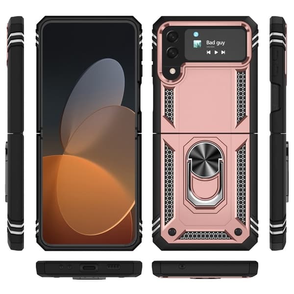 Bofink Combat Samsung Galaxy Z Flip4 Etui - Rose Gull