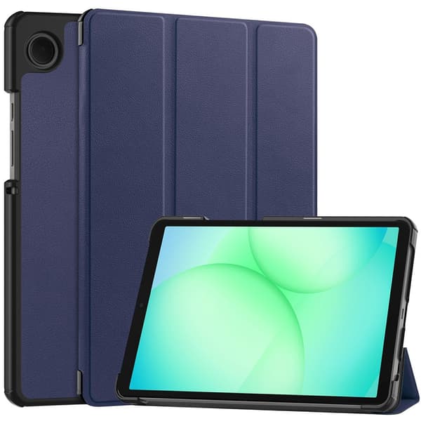 Samsung Galaxy Tab A11-etui Anti-Drop læderstativ til tablet - Blå