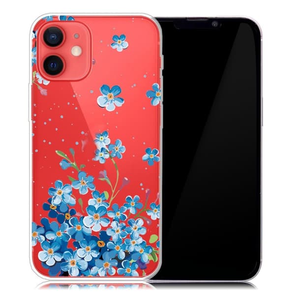Deco iPhone 13 skal - Blå Blommor