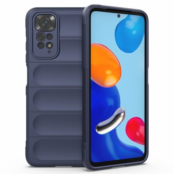 Mjukt greppformat Xiaomi Redmi Note 11S / Xiaomi Redmi Note 11 skal - Blå