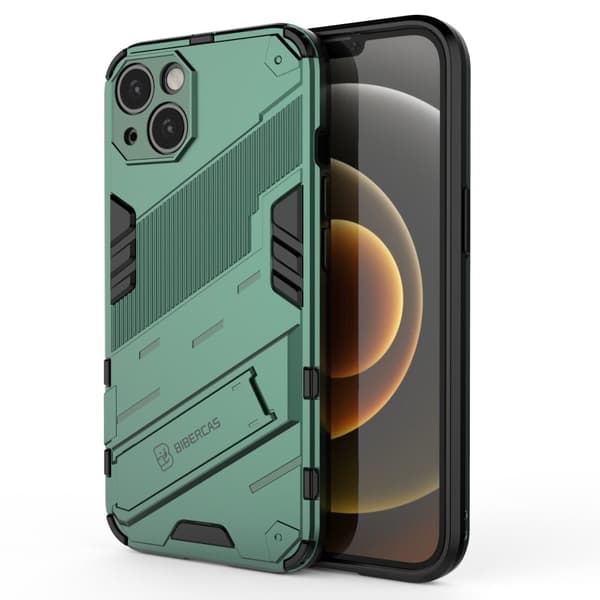 Støtsikkert hybriddeksel for iPhone 13 - Grønn