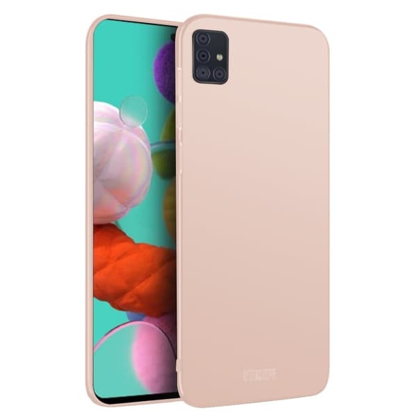 MOFI Samsung Galaxy A71 slim shield deksel - Rose Gull