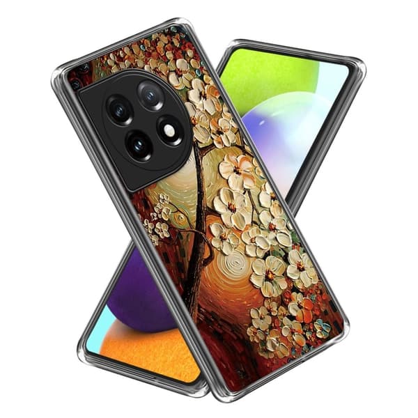 Fantasy OnePlus 12R / OnePlus Ace 3 deksel - Blomst