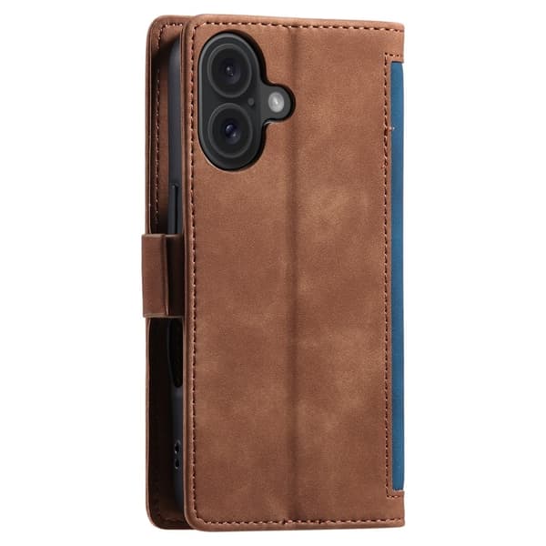 Suburbian läder iPhone 16 fodral - Blå