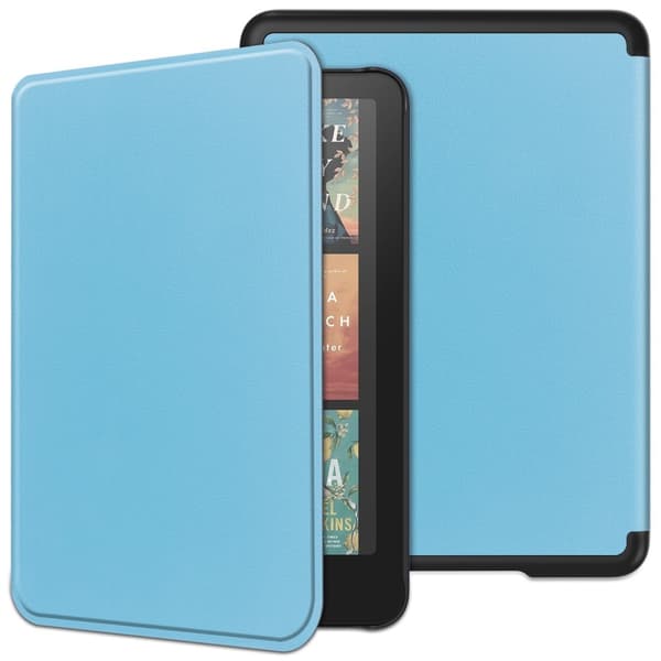 Amazon Kindle Paperwhite (2024) Case Bump Resistant and PU E-Reader Cover Support Auto Wake / Sleep - Sky Blue