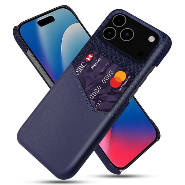 Bofink iPhone 17 Pro Max korttikotelo - Sininen