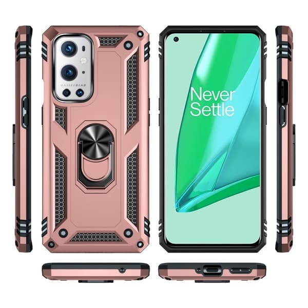 Bofink Combat OnePlus 9 Pro deksel - Rose Gull