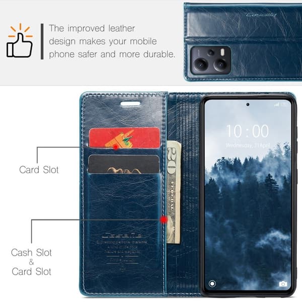 CaseMe Xiaomi Poco X5 / Redmi Note 12 Smooth Etui - Blå