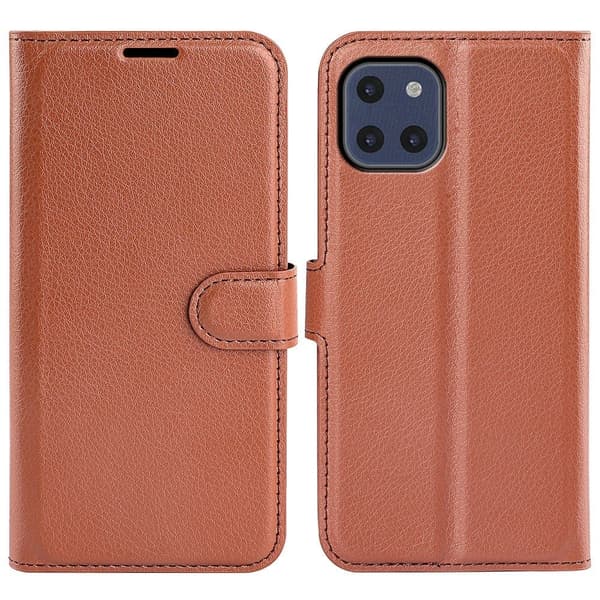 Classic Samsung Galaxy A03 Läppäkotelo - Ruskea