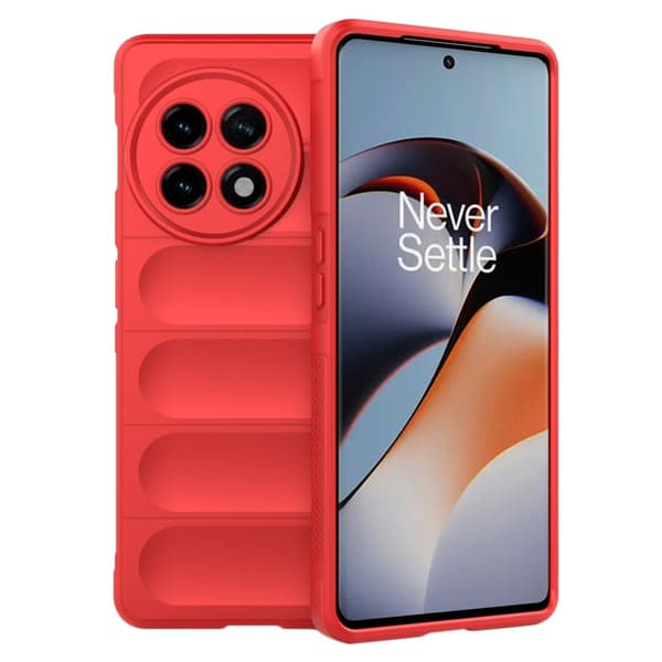 Blødt grebsformet cover til OnePlus 11R / OnePlus Ace 2 - Rød