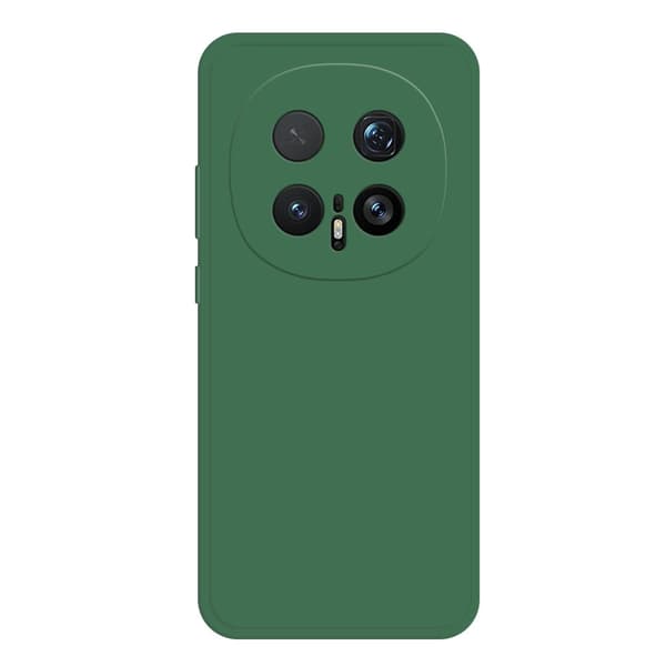 Mikrofiberfôret deksel i mykt gummi for Honor Magic8 Pro - Midnattsgrønn