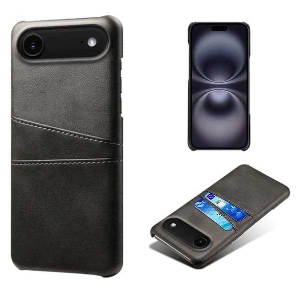 Dual Card iPhone Air cover - Sort