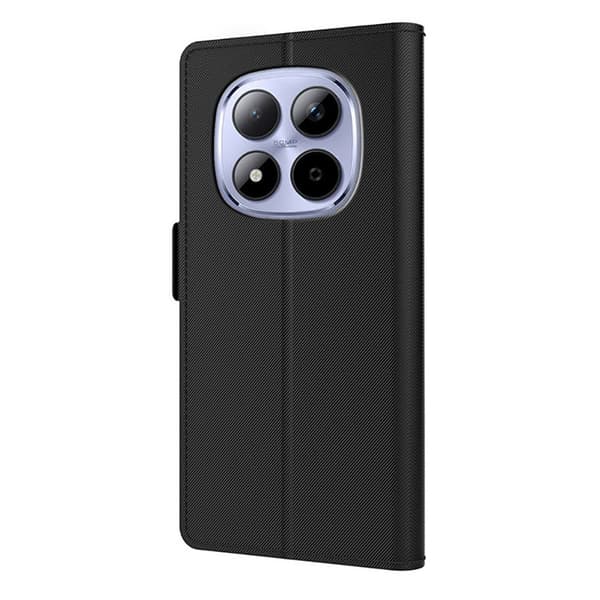Xiaomi Redmi Note 15 5G / Xiaomi Poco M8 etui med makeup-spejl i smart design - Sort