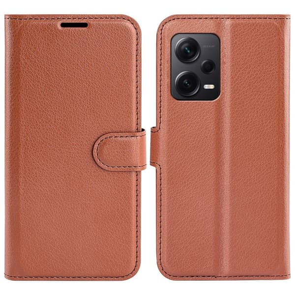 Classic Xiaomi Redmi Note 12 Pro Plus Flippetui - Brun