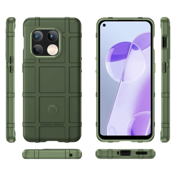 Rugged Shield Etui OnePlus 10 Pro - Grønn