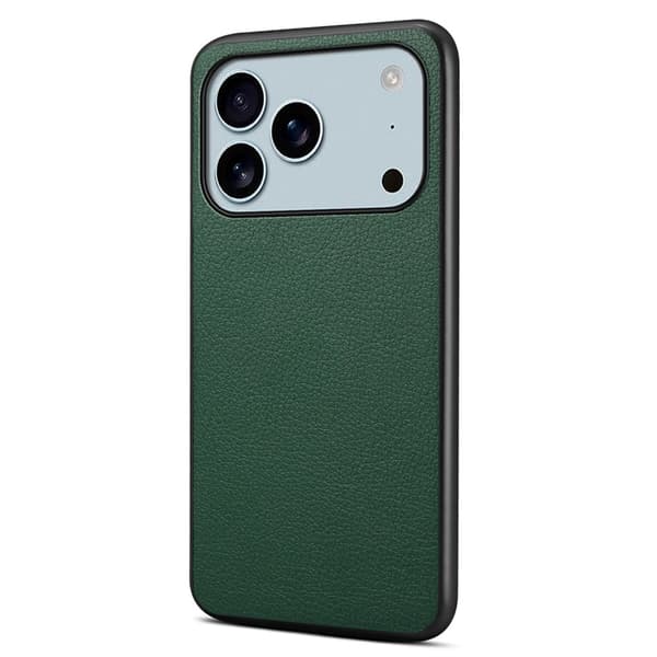 Matt og elegant iPhone 17 Pro-deksel med struktur - Grønn