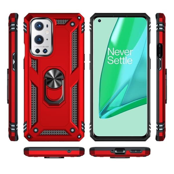 Bofink Combat OnePlus 9 Pro cover - Rød