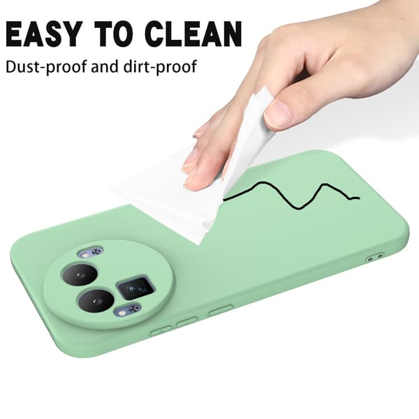 Matte Liquid Realme GT 8 Pro silikone cover - Grøn