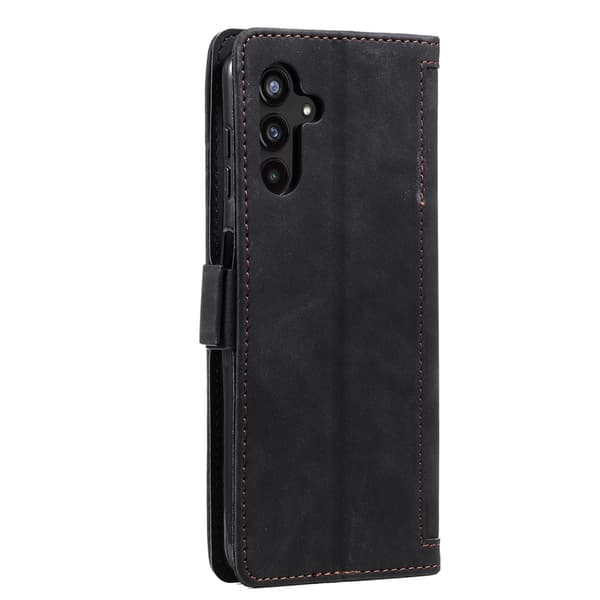 Surburbian Samsung Galaxy A37 læder flip etui - Sort