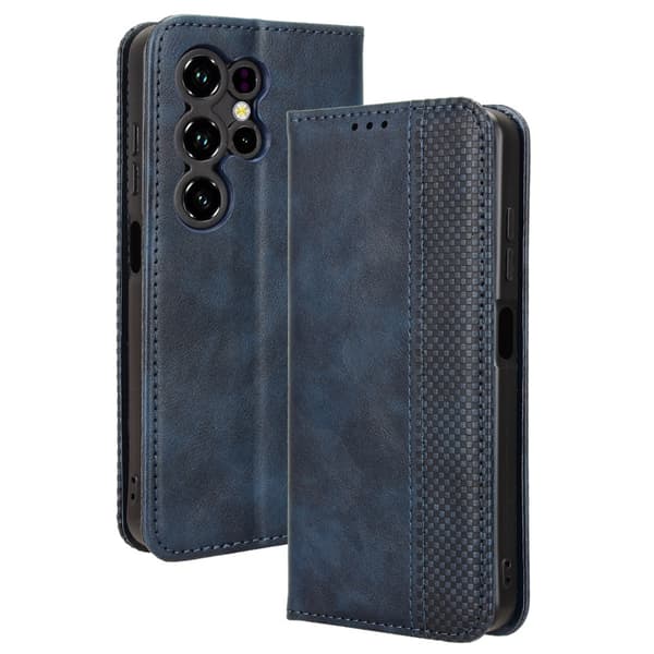 Oukitel C2 nahkainen lompakokkotelo - Sininen