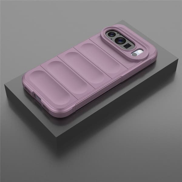 Blødt grebsformet Google Pixel 10 Pro / Google Pixel 10 cover - Lyselilla
