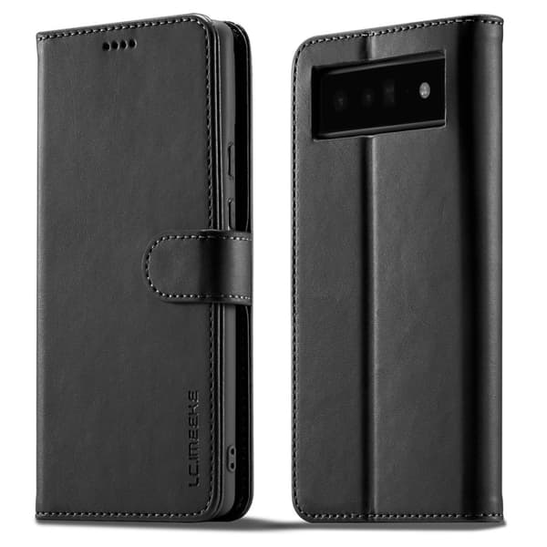 LC.Imeeke Google Pixel 6 Pro Flip Etui - Sort