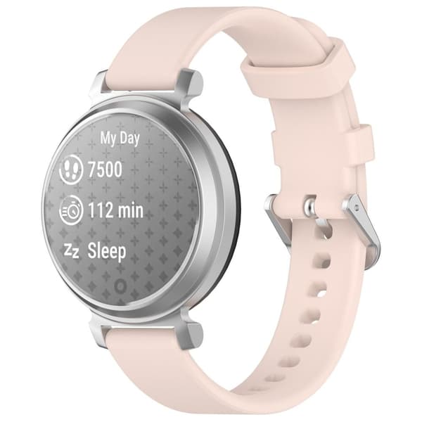Garmin Lily 2 Silicone Watch bands 14mm Waterproof Soft Replacement Straps - Light Pink