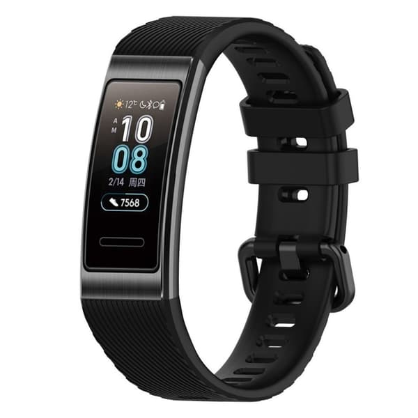 19mm Huawei Band 3 Pro kellonauha - Musta