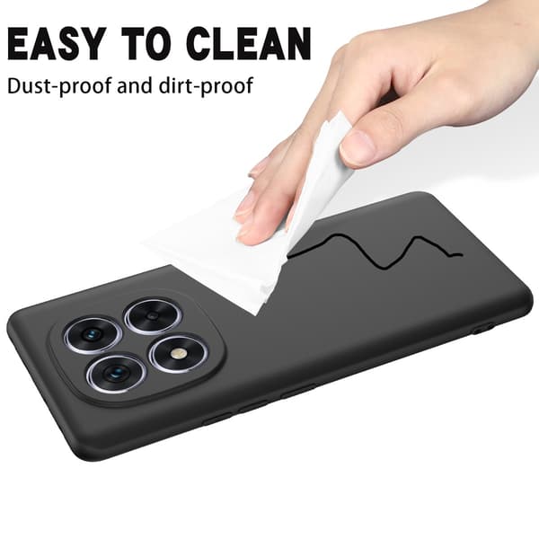 Matte Liquid Xiaomi Redmi Note 15 Pro 4G silikone cover - Sort
