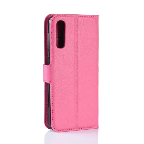 Sasmung Galaxy A50 litchi læderetui - Rosa