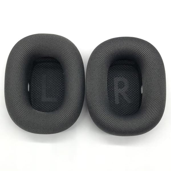 1 par Apple AirPods Max erstatningsøreputer Pustende mesh-stoff Memory Foam-puter - Mørkegrå