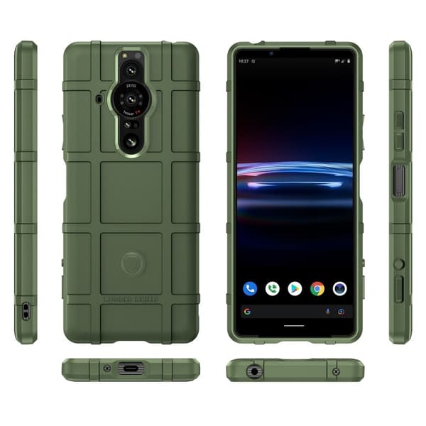 Rugged Shield Etui Sony Xperia Pro-I - Grøn