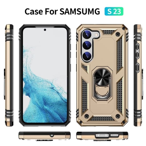 Bofink Combat Samsung Galaxy S23 Etui - Gull