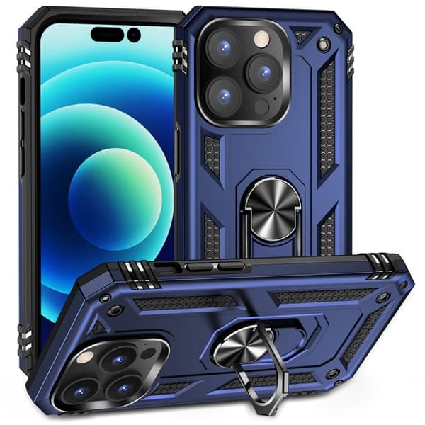 Bofink Combat iPhone 14 Pro Max Suojakotelo - Sininen