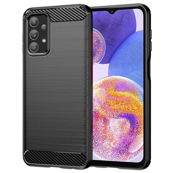 Carbon Flex Etui Samsung Galaxy A23 5G / A23 - Sort
