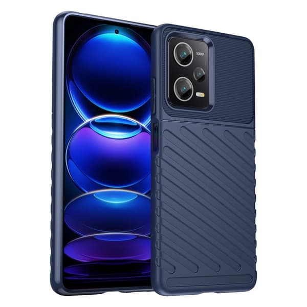 Thunder Xiaomi Redmi Note 12 Pro Etui - Blå