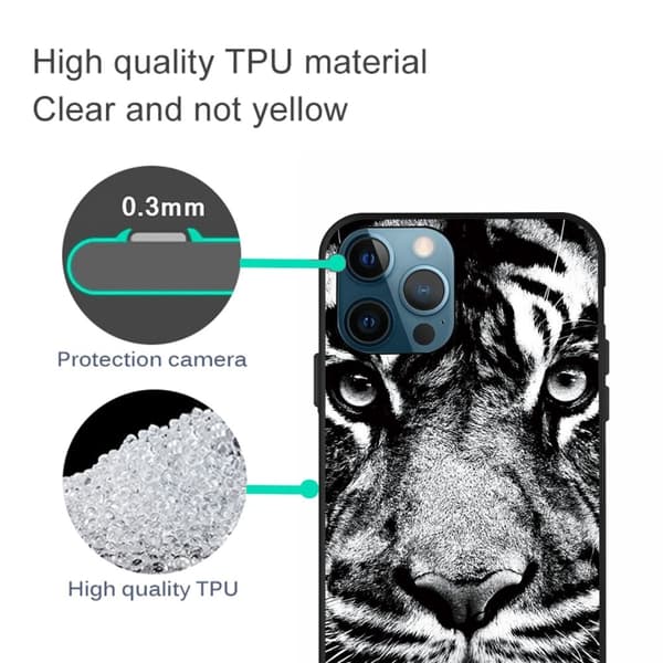 Imagine iPhone 14 Pro deksel - Tiger