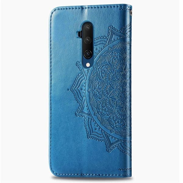 Mandala läder OnePlus 7T Pro fodral - Blå