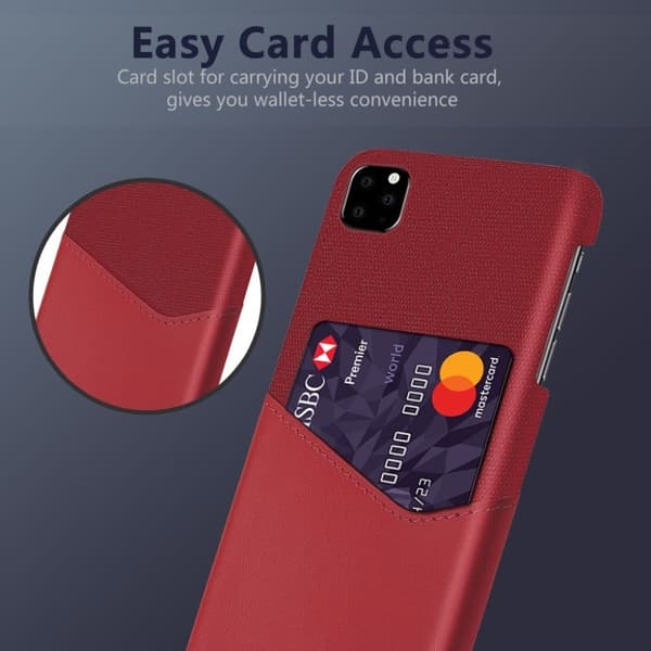 Bofink iPhone 11 kortcover - Rød